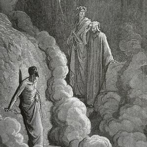 Dore, Envious, Third Terrace, Divine Comedy, Engraving Art Print ~ 250803-WH 705